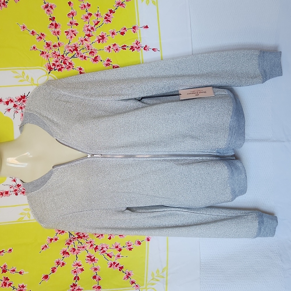 Juicy Couture Silver Bomber Jacket